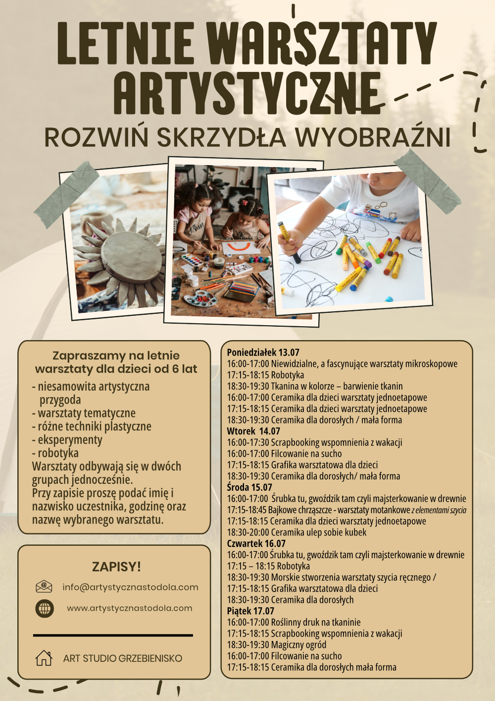 Program warsztatów